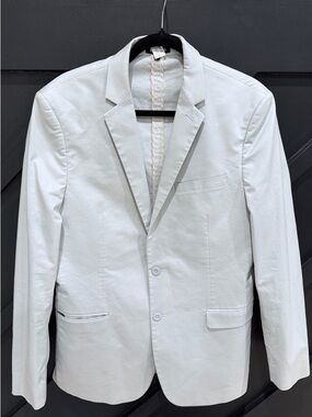 Express White Men's Two-Button Blazer